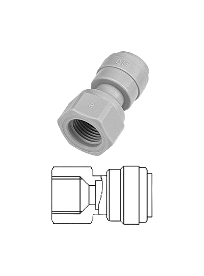 Adapter 3/8'' push fit ¼ '' FFL